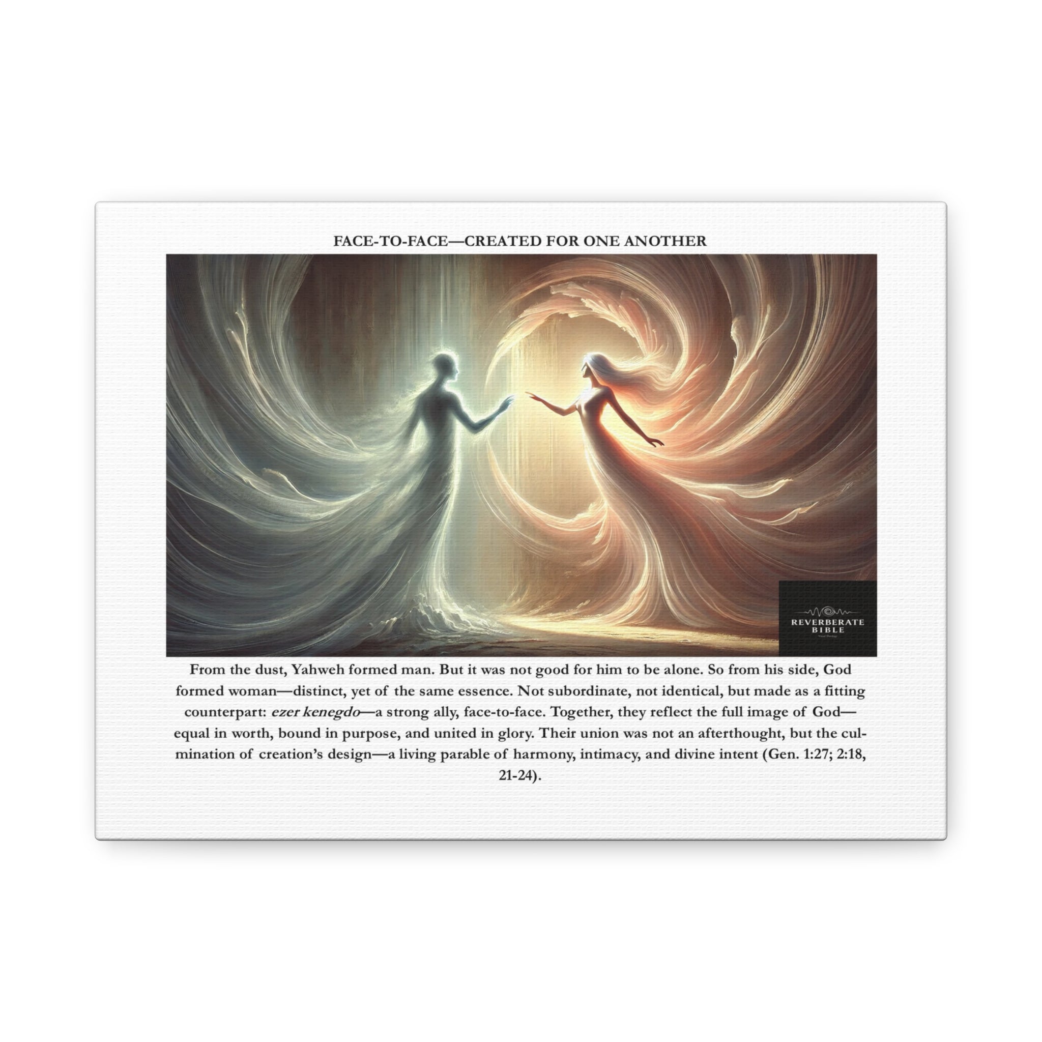 Face to Face Canvas Print