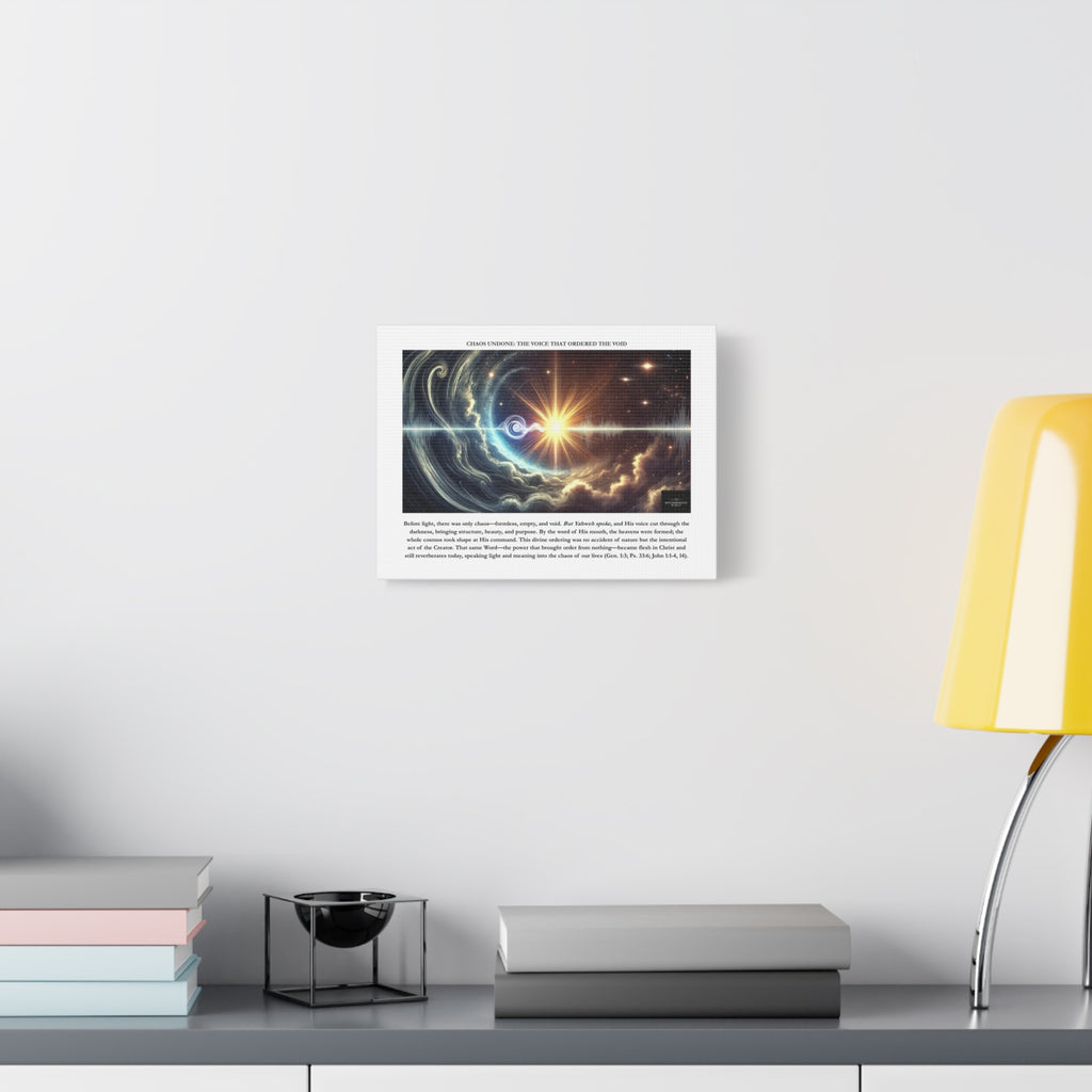 Chaos Undone Canvas Print
