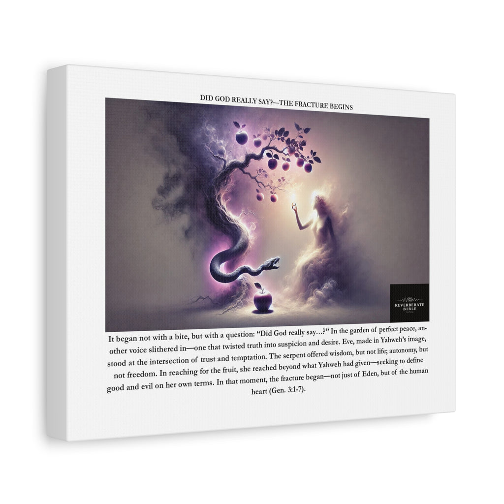 Did God Really Say? Canvas Print