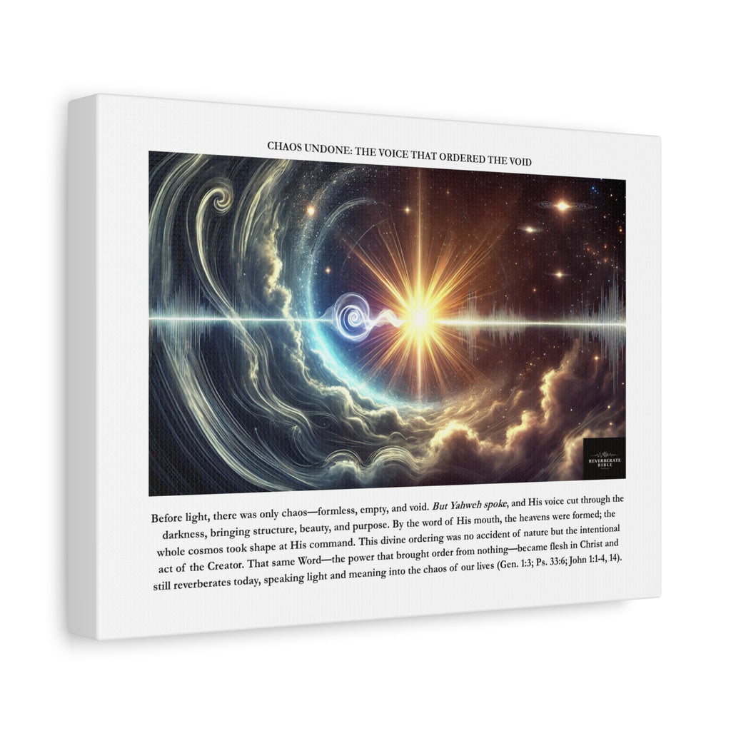 Chaos Undone Canvas Print